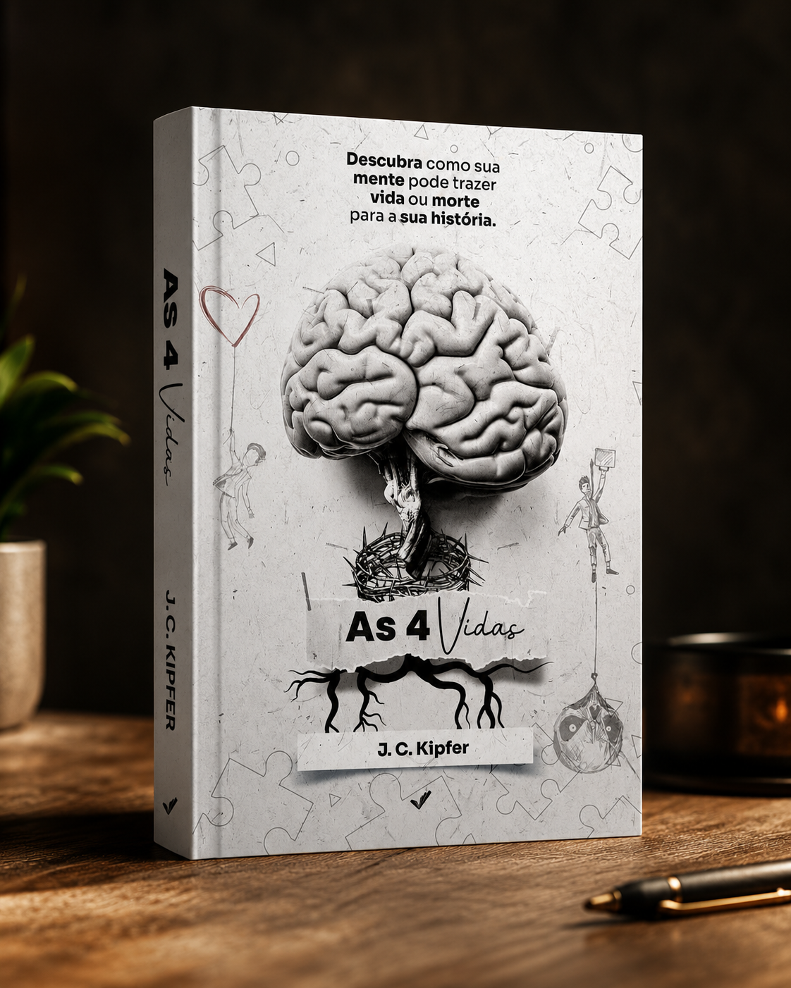 Capa do livro As 4 Vidas